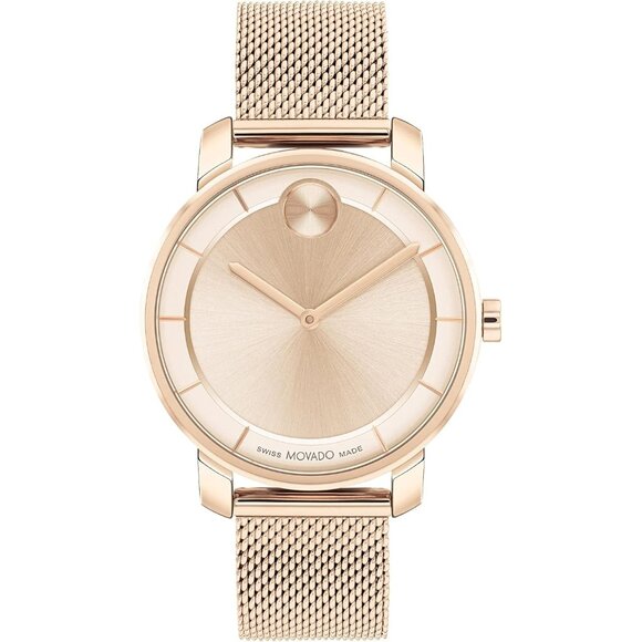 Bold Women's Swiss Quartz Watch Stainless Steel Bracelet Modern Elegant Timepi